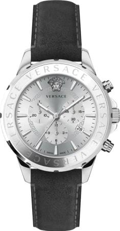 Versace VEV601223 Signature Chronograph Herrenuhr 44mm 5ATM
