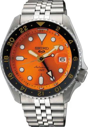 Seiko 5 Sports SSK005K1 GMT Automatik Herrenuhr 43mm 10ATM