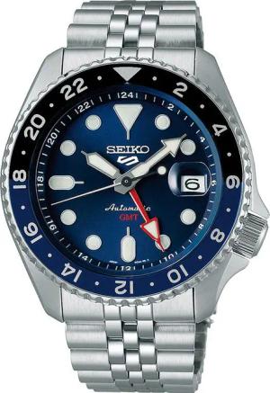Seiko 5 Sports SSK003K1 GMT Automatik Herrenuhr 43mm 10ATM