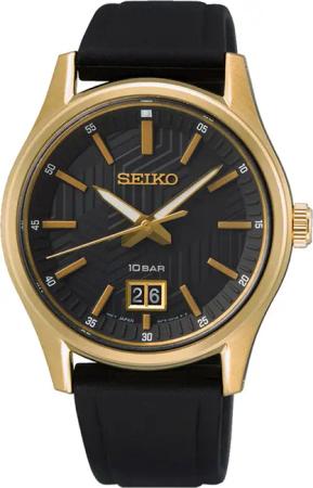 Seiko SUR560P1 Saphirglas Herrenuhr Big-Date 40mm 10ATM