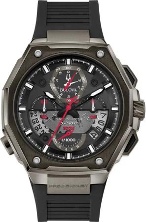 Bulova 98B358 Precisionist Chronograph Herrenuhr 46mm 30ATM