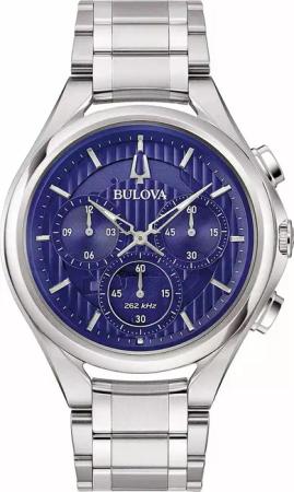 Bulova 96A302 Curv Herrenuhr Chronograph 45mm 3ATM