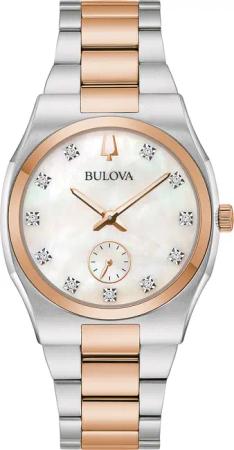 Bulova 98P221 Surveyor Damenuhr 34mm 3ATM