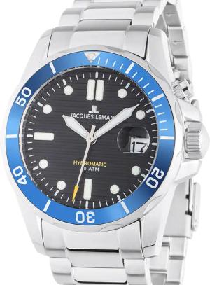 Jacques Lemans 1-2170J Hybromatic Diver Herrenuhr 41mm 20ATM