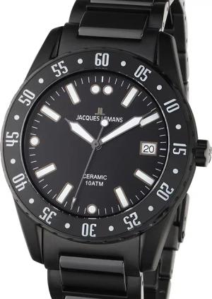Jacques Lemans 42-10D Liverpool Ceramic Herrenuhr 42mm 10ATM