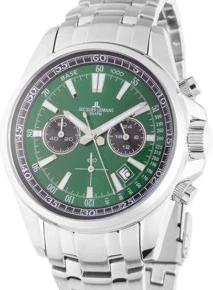 Jacques Lemans 1-2117ZD Liverpool Herren Chronograph 44mm 20ATM