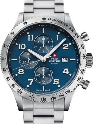 Swiss Military SM34084.02 Chronograph Herrenuhr 42mm 10ATM