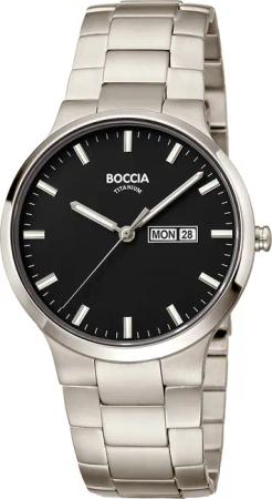Boccia 3649-03 Herrenuhr Titanium 39mm 5ATM