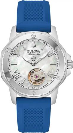 Bulova 96L324 Damenuhr Marine Star Automatik 35mm 10ATM