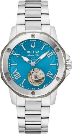 Bulova 98L317 Damenuhr Marine Star Automatik 35mm 10ATM