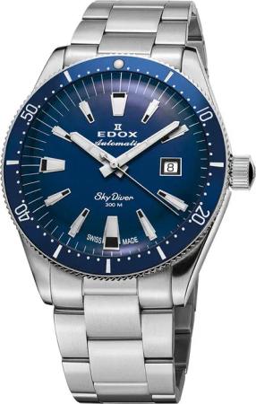 Edox 80131-3BUM-BUIN Skydiver Automatik Damenuhr 38mm 30ATM