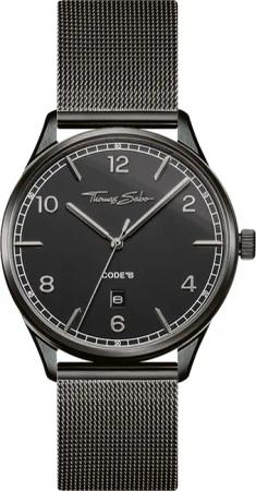 Thomas Sabo WA0342-202-203 Code TS Schwarz Unisex Uhr 40mm 3ATM