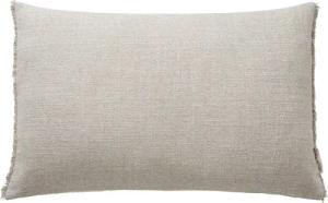 TOM TAILOR Unisex Fransen Kissenhülle, beige, Gr. 40X60CM