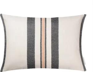 TOM TAILOR Unisex Küssenhülle mit Ethno-Muster, beige, Gr. 40X60CM