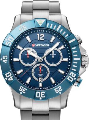 Wenger 01.0643.119 Seaforce Taucher-Chronograph Herrenuhr 43mm 20ATM