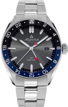 Alpina AL-247GB4E6B Alpiner GMT Herrenuhr 42mm 10ATM