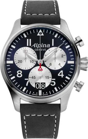 Alpina AL-372NS4S6 Startimer Pilot Chronograph Herrenuhr 44mm