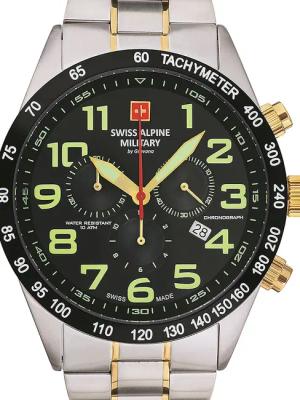 Swiss Alpine Military 7047.9147 Chronograph Herrenuhr 45mm 10ATM