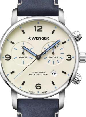 Wenger 01.1743.119 Urban Metropolitan Chronograph Herrenuhr 44mm 10ATM