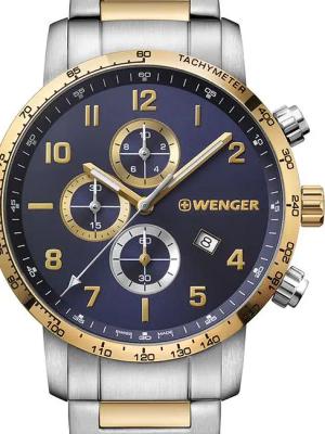 Wenger 01.1543.112 Attitude Chronograph Herrenuhr 44mm 10ATM