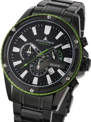 Jacques Lemans 1-2141H Liverpool Chronograph Herrenuhr 48mm 20ATM
