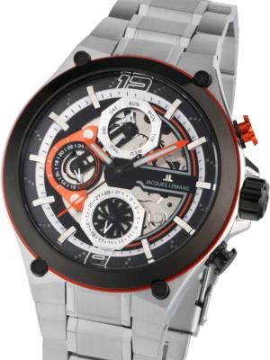 Jacques Lemans 1-2150E Manchester Multifunktion Herrenuhr 43mm