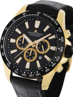 Jacques Lemans 1-2140D Liverpool Chronograph Herrenuhr 48mm 10ATM