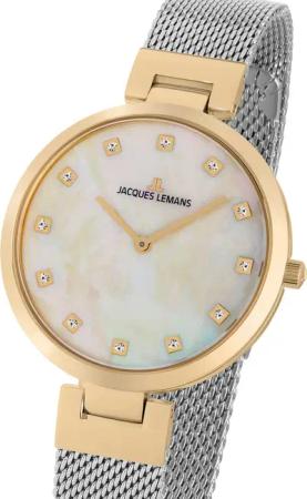 Jacques Lemans 1-2001L Milano Damenuhr 36mm 5ATM