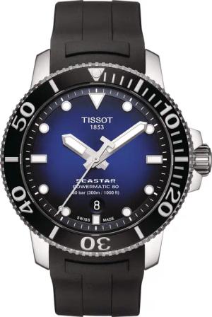 Tissot T1204071704100 Herrenuhr Seastar 1000 Powermatic-80 43mm 30ATM