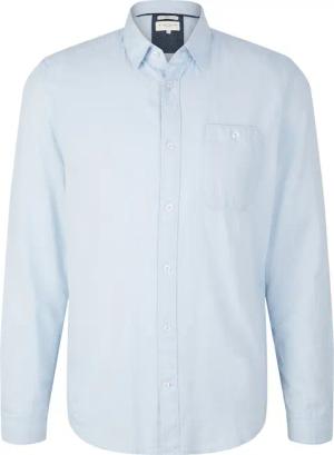TOM TAILOR Herren Hemd mit Struktur, blau, Gr. XXL