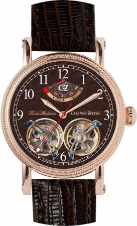 Carl von Zeyten CVZ0033RBR Bernau Automatik Herrenuhr 43mm 3ATM