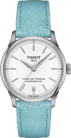Tissot T1392071601100 Damenuhr Chemin des Tourelles Powermatic-80 34mm 5ATM