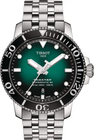 Tissot T1204071109101 Herrenuhr Seastar 1000 Powermatic-80 43mm 30ATM