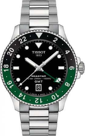 Tissot T1208521105100 Herrenuhr Seastar 1000 Quarz GMT 40mm 30ATM