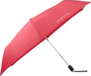TOM TAILOR Unisex Mini Regenschirm mit Automatik, rot, Uni, Gr. ONESIZE