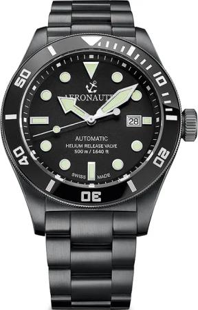 Aeronautec ANT-44075-04 Helium Diver Automatik Herrenuhr 44mm 500M