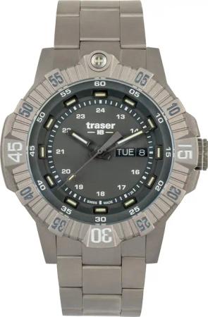 Traser H3 110666 Tactical Grau Titan Herrenuhr 46mm 20ATM