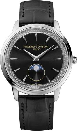 Frederique Constant FC-206B3S6 Damenuhr Klassik Quarz Mondphase 37mm 3ATM