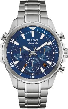 Bulova 96B256 Marine Star Chronograph Herrenuhr 43mm 10ATM