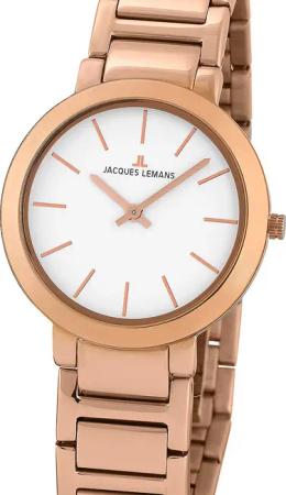 Jacques Lemans 1-1842C Milano Damenuhr 32mm 5ATM