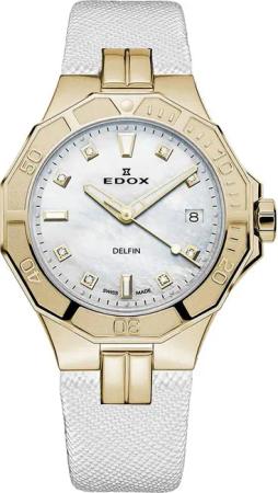 Edox 53020-37JC-NADD Delfin Diver Damenuhr 38mm 20ATM