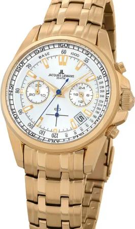Jacques Lemans 1-1830H Liverpool Chronograph Herrenuhr 40mm 20ATM