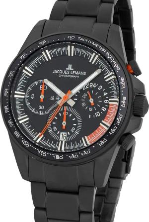 Jacques Lemans 1-2127H Liverpool Chronograph Herrenuhr 40mm 10ATM