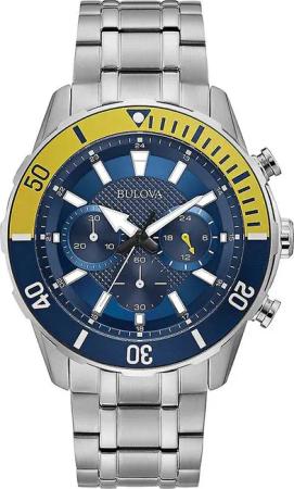 Bulova 98A245 Sport Chronograph Herrenuhr 44mm 10ATM