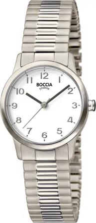 Boccia 3318-01 Damenuhr Zugband Titanium 27mm 5ATM