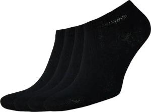 TOM TAILOR Unisex Sneakersocken im 4er-Pack, schwarz, Logo Print, Gr. 35-38