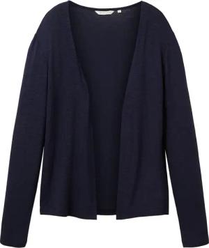 TOM TAILOR Damen Leichter Cardigan, blau, Uni, Gr. XS