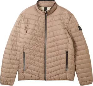 TOM TAILOR Herren Leichte Jacke, braun, Uni, Gr. XL