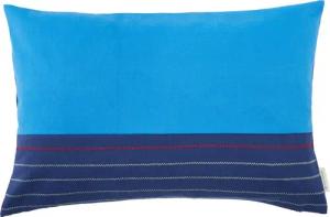 TOM TAILOR Unisex Gewebte Zierkissenhülle, blau, Gemustert, Gr. 40-60