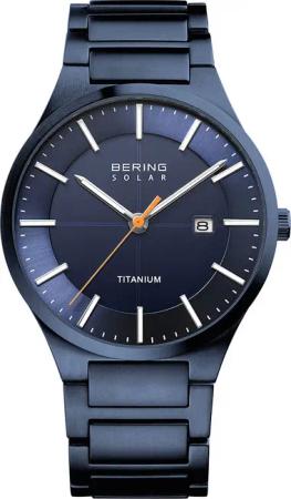 Bering 15239-797 Titanium Solar Herrenuhr 39mm 10ATM
